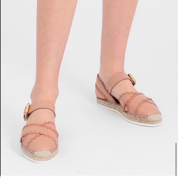 See By Chloe Glyn Leather Ric Rac Espadrille - Picture 3 of 6